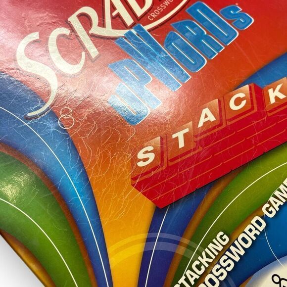 Scrabble Upwords Word 3D Crossword Board Game Parker Brothers 2008 Complete - Picture 4 of 6
